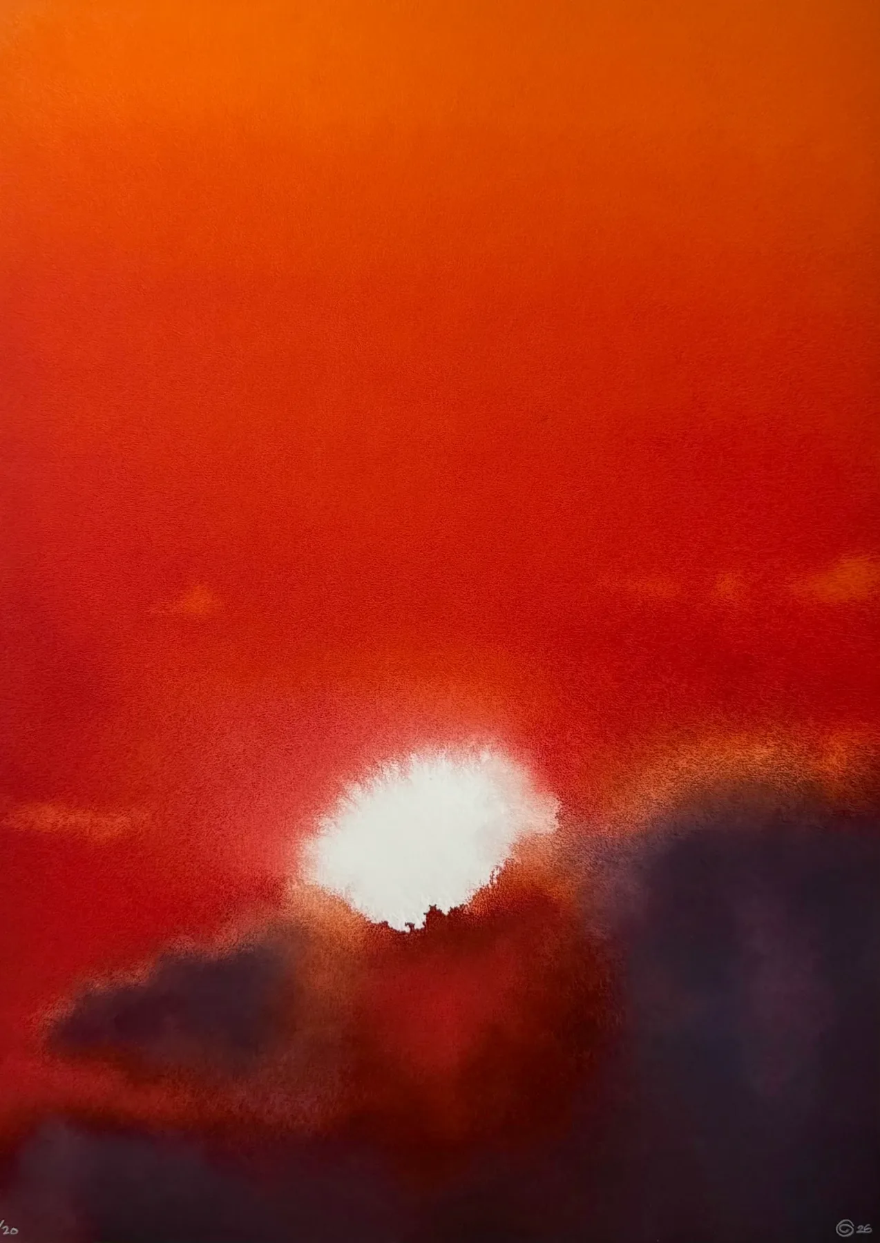 soluppgång fine art print 50x70